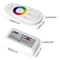 Touch Multi zone RF wireless remote rgb controller 12Volt for LED 5050 RGB LED Module